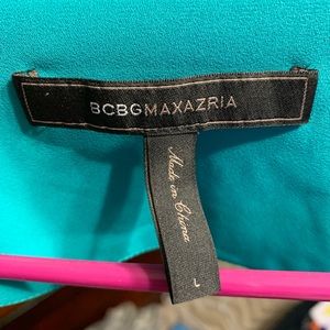 BCBG Maxazria Teal green dress